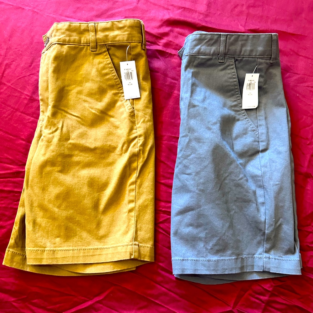 Boy’s khaki Shorts- 2 pair Bundle